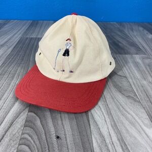 The Girls Embroidered Golf Hat Womens One Size Adjustable